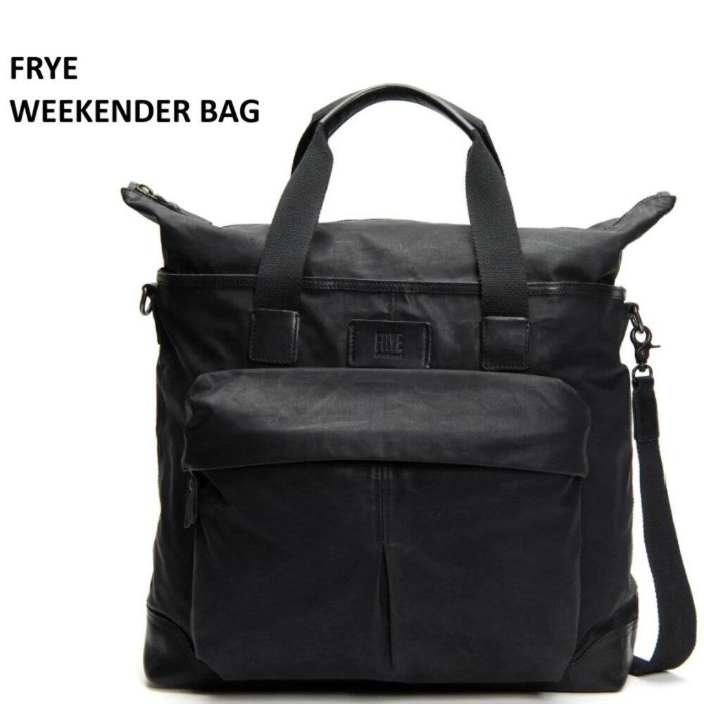 FRYE 100% Leather SCOUT WEEKENDER Tote/Bag – BRAND NEW!